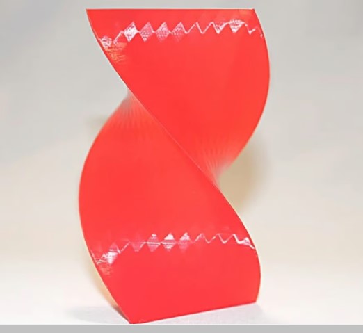 Triangular Spiral Vase
