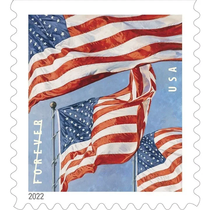 🎁【US Free Shipping】2022 U.S. Flag/Roll.2022