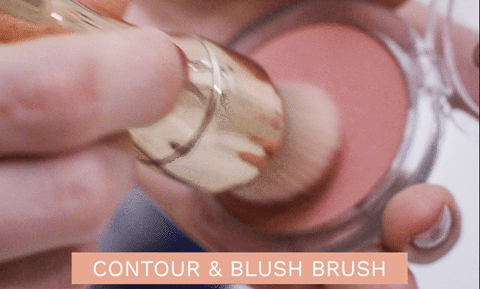 contour and blush brush