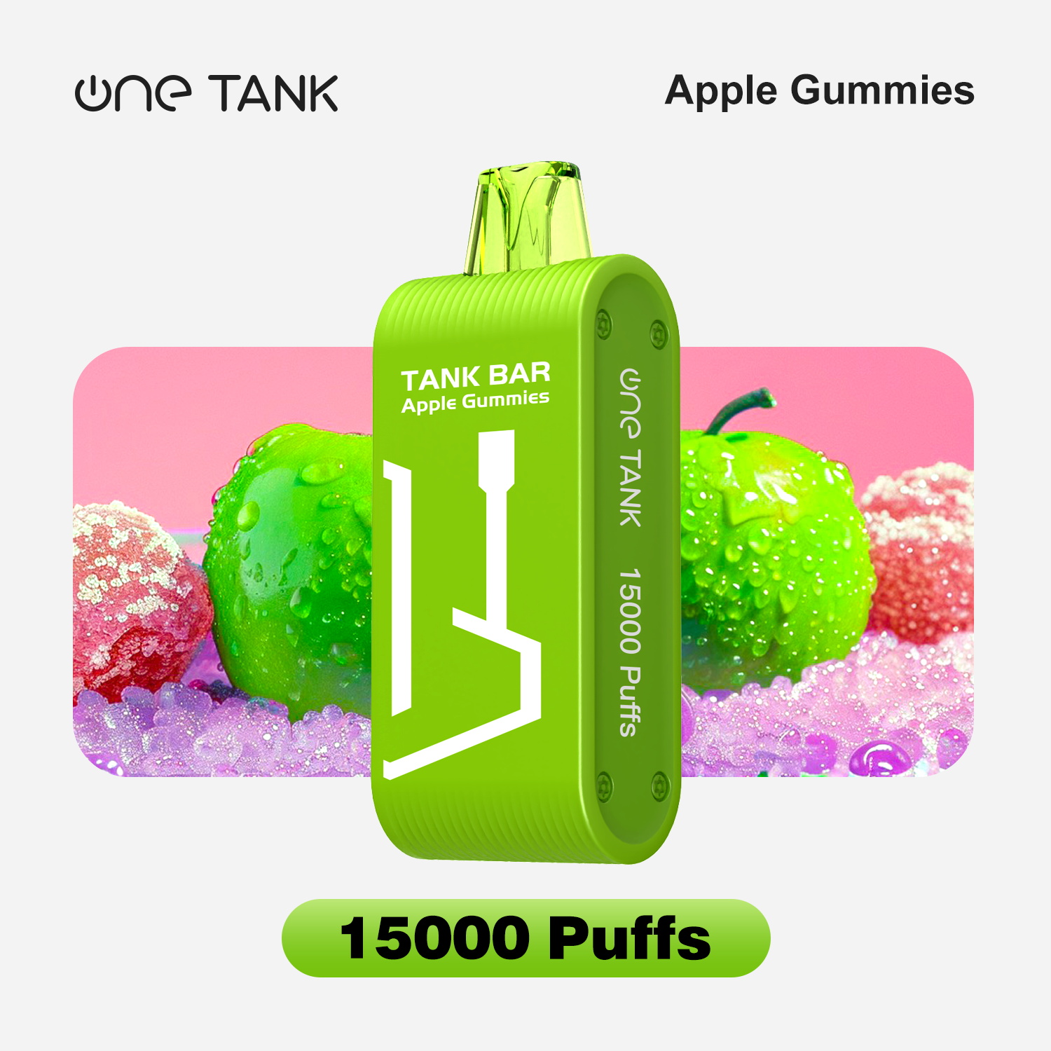 Apple Gummies flavour tank bar New large screen electronic cigarettes