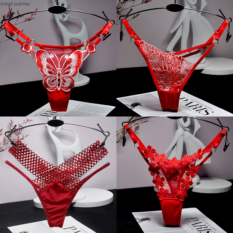 4-Pack New Sexy Lace Low Waist Thong