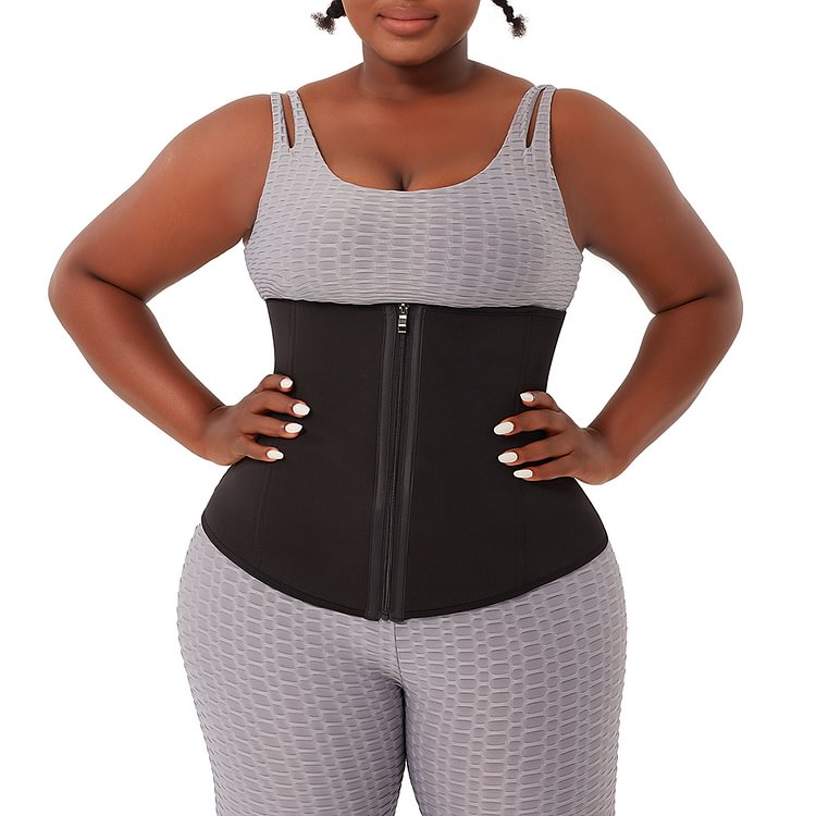 Wholesale Black Big Size Detachable Neoprene Waist Trainer