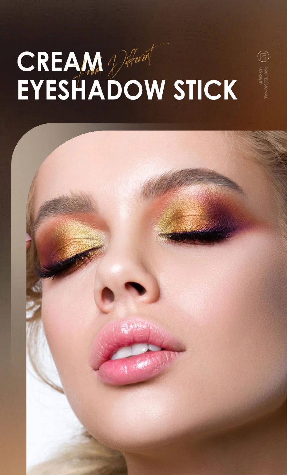 creamy eyeshadow look