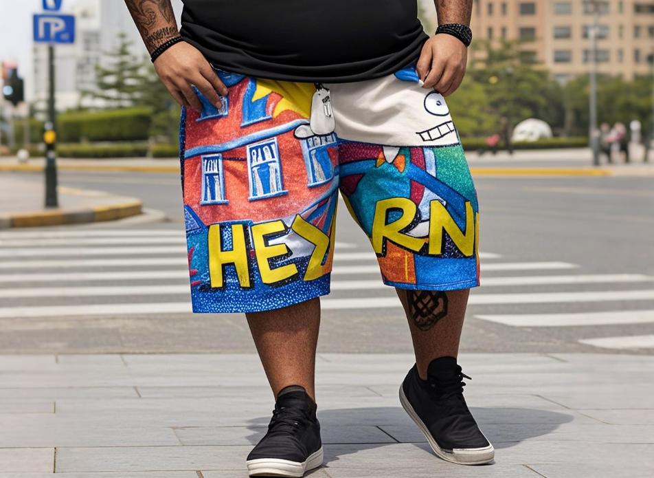 stylish big and tall men’s athletic shorts for casual wear