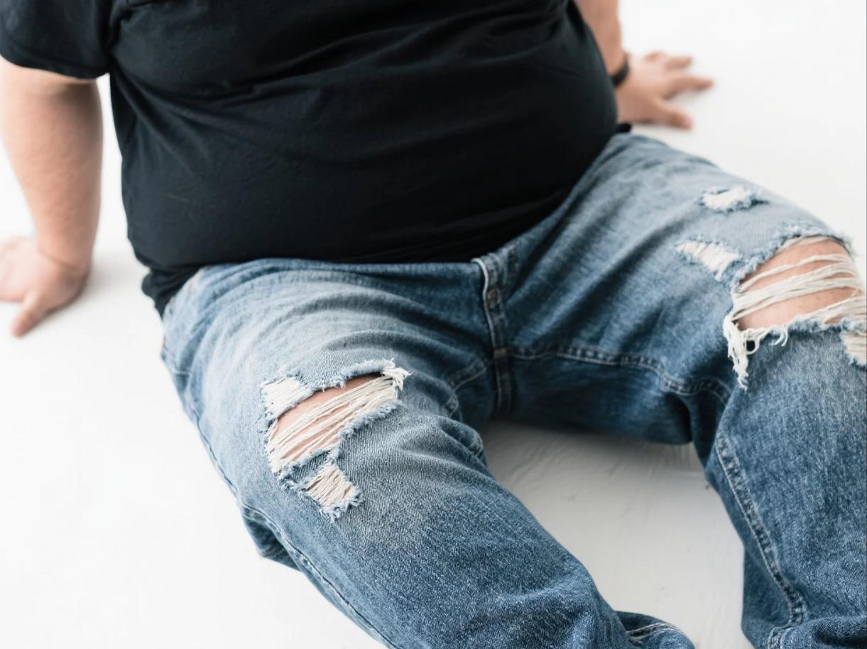 ripped jeans for big men