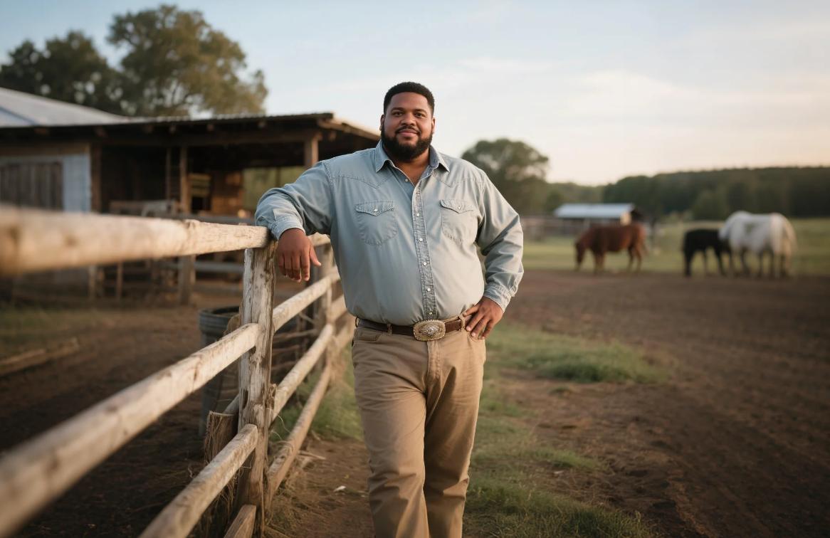 big men's Western wear