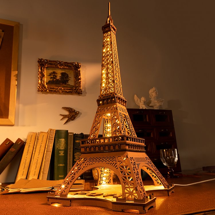 Rolife Night of the Eiffel Tower 3D Wooden Puzzle TGL01 | Robotime Online