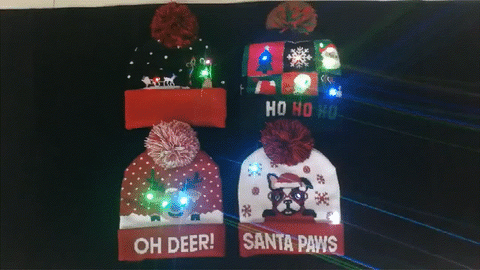 Tegooe HOLIDAY HAT WLIGHTS