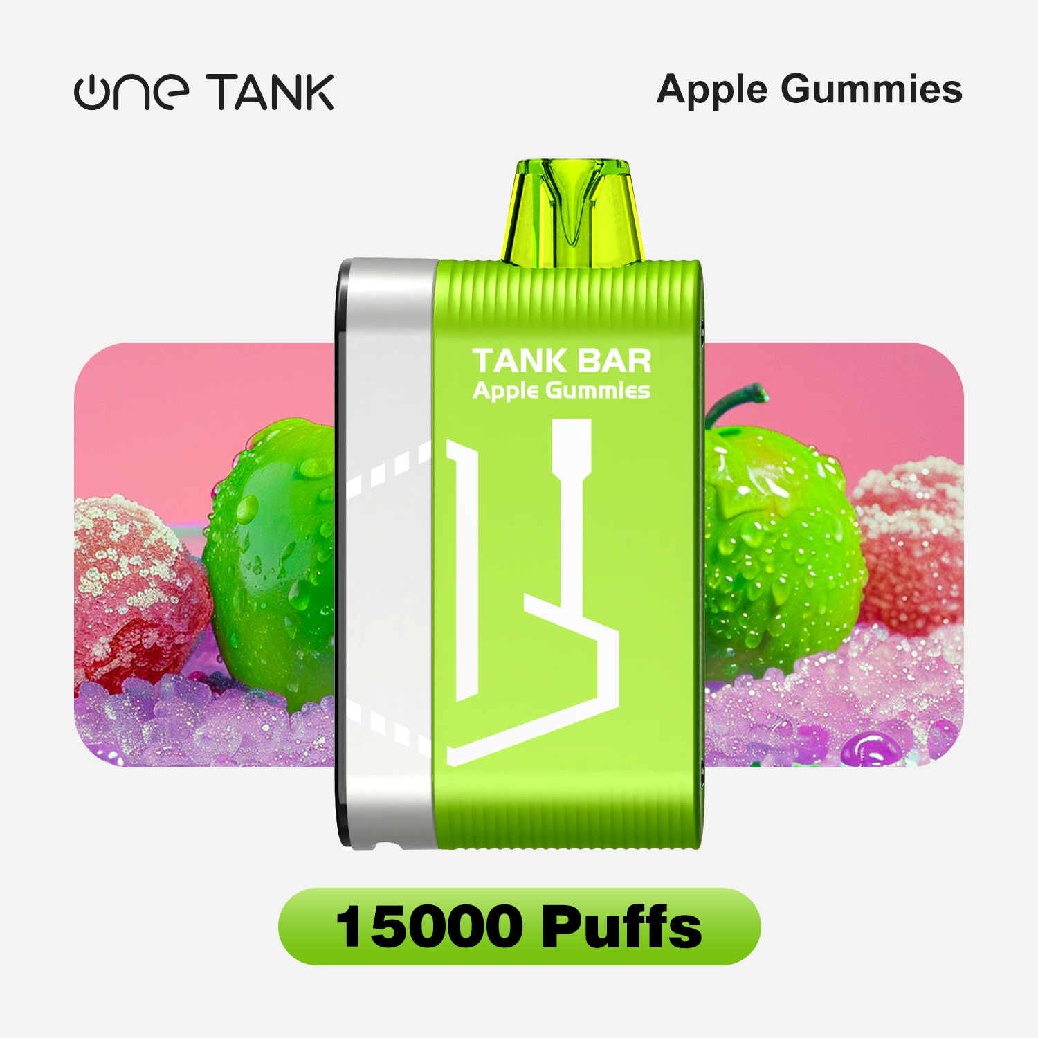 Apple Gummies flavour tank bar Lite New large screen electronic cigarettes