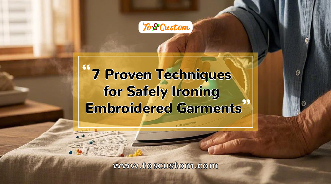TOSCUSTOM™ 7 Proven Techniques for Safely Ironing Embroidered Garments