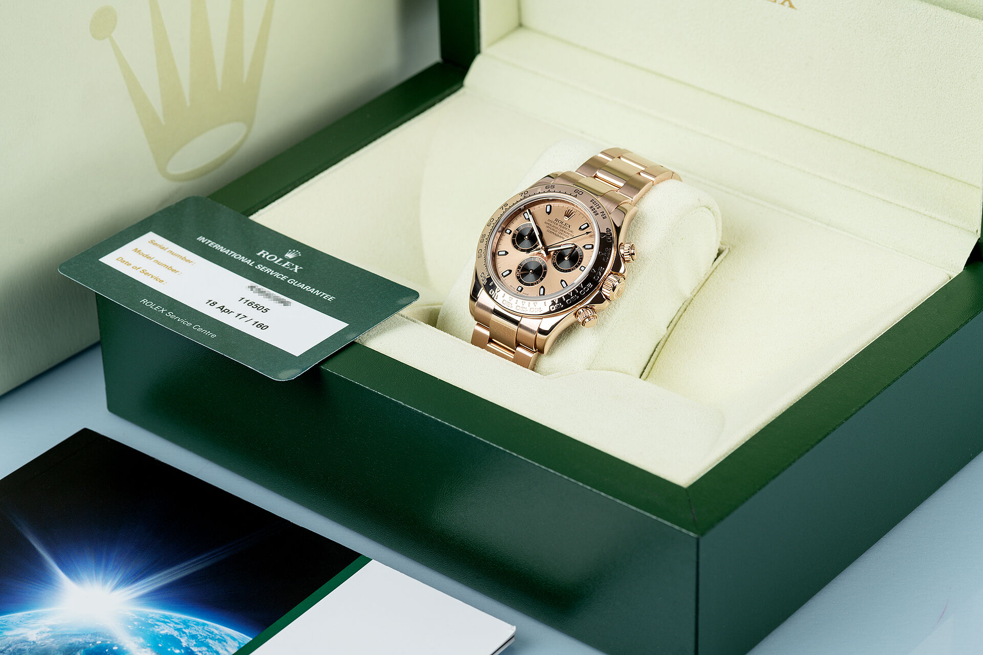 ref 116505 | Rolex Service Guarantee | Rolex Cosmograph Daytona