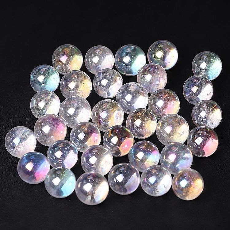 0.5-0.7'' High Quality Angel Aura Crystal Spheres Crystal Balls for Healing Crystal wholesale suppliers