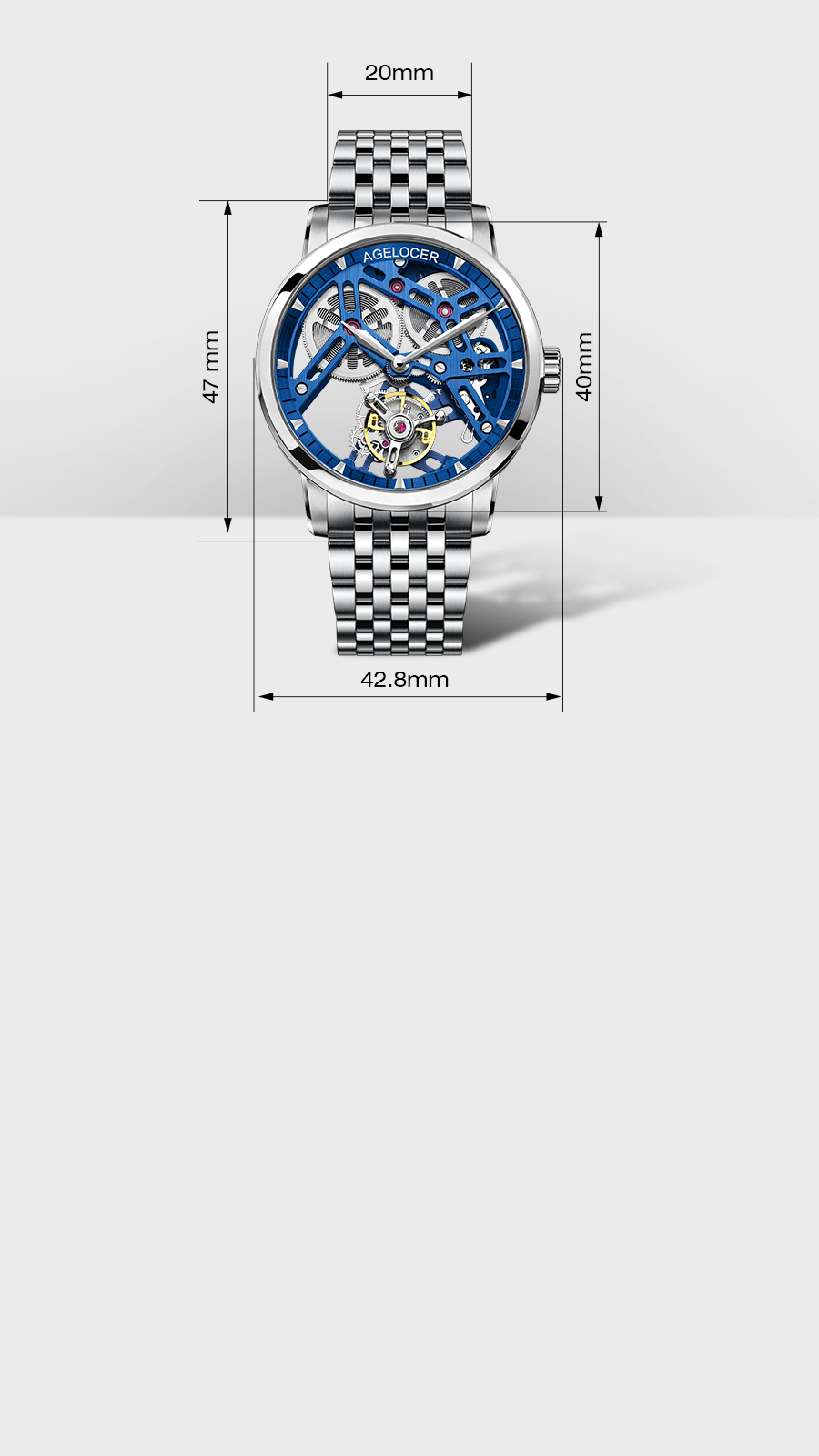 Full transparent sapphire flying tourbillon（Mobile 4）