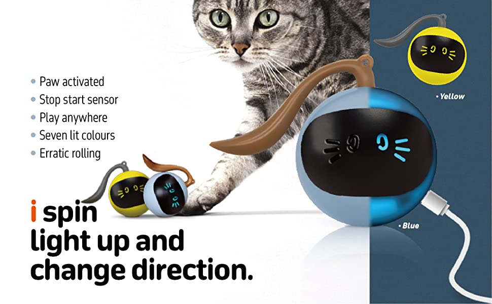 Cat Toys Interactive Toys Rolling Ball Toys Cat Wand Feather Teaser Toys Electronic Toys
