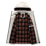 new mens fashion casual windbreaker jacket spring outdoor sports jacket details 2
