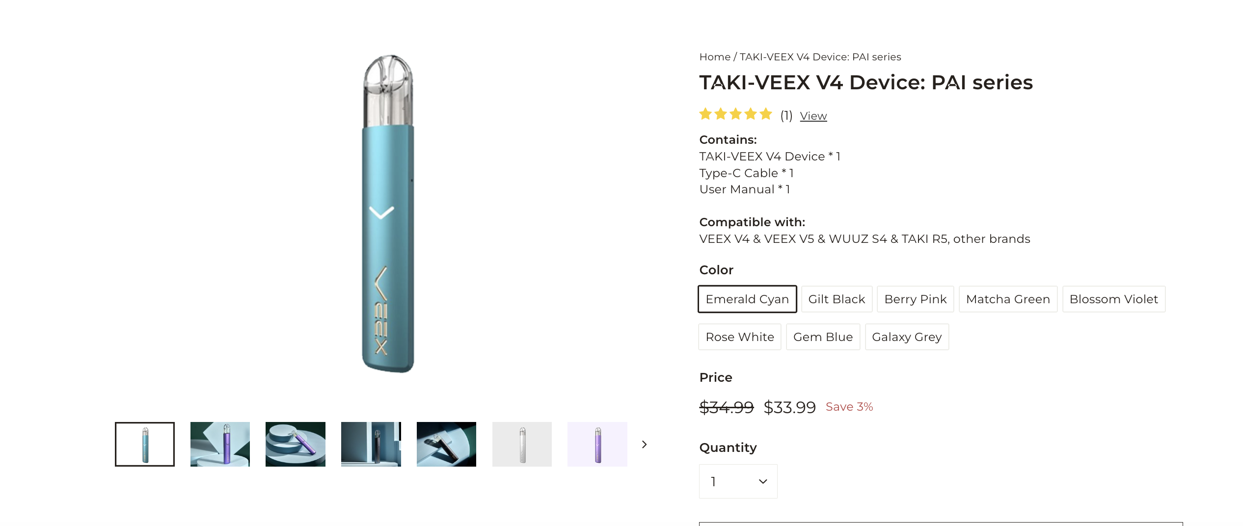 VEEX V4 vape device