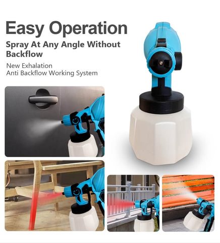 <h2>Perfect for all painting projects <br></h2> <p><span> as they strain out particles down to 190 microns. and work for all types of solvent or water-based paints, stains, varnishes, epoxy, latex and other liquids. So before use this paint sprayer, please make sure to dilute the paint according to the instruction</span></p>