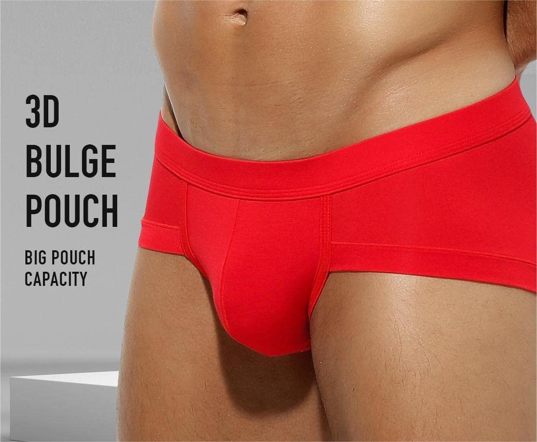 Men's Sexy Briefs Underwear Breathable Modal Boxer Trunks Underpants