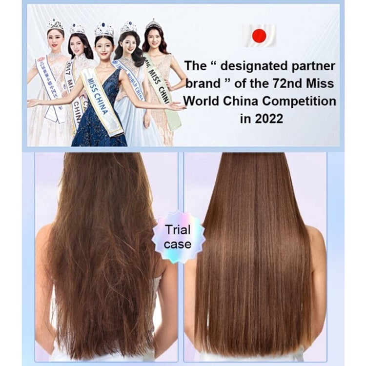 New Year Promo-Keratin Treatment Hair Straightening Cream-The same style as Miss World Beauty-Keratin repair technology-3 minutes miracle hair care-one effect lasts for 6 months