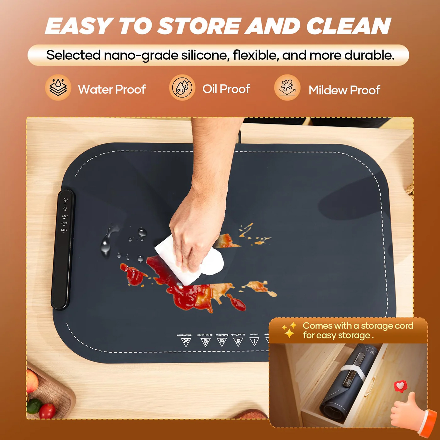 SAKER Food Warming Mat