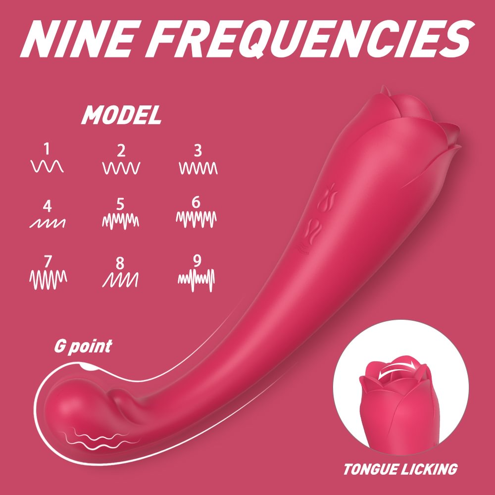 rose clit stimulator · rose toy with vibration function