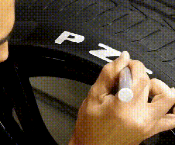 1 Piece Car Paint Pen Waterproof Car Wheel Tire Oily Painting Mark Pen Auto  Rubber Tyre Tread Cd Metal Permanent Paint Marker - Paint Pen - AliExpress