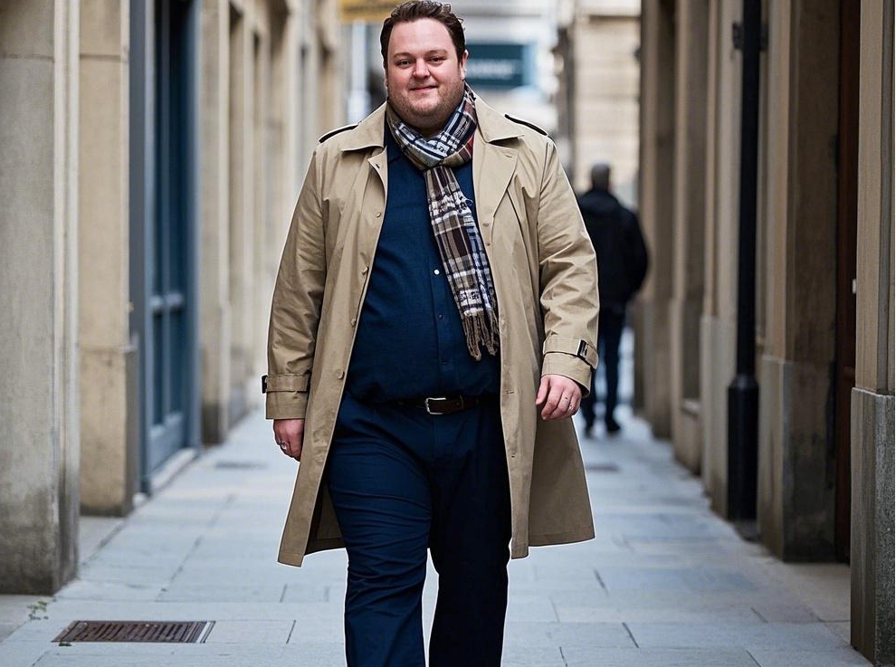 accessories in big men's fashion