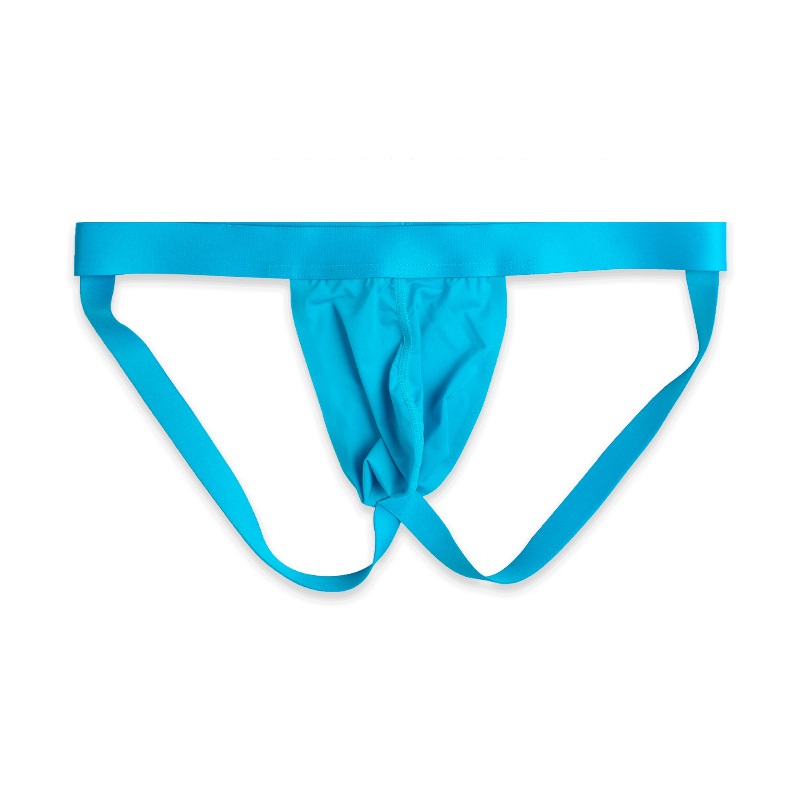 Men's Sexy Lingerie Thong G- Underwear Panties Erotic Ice Silk Leg Band Seduction Thongs