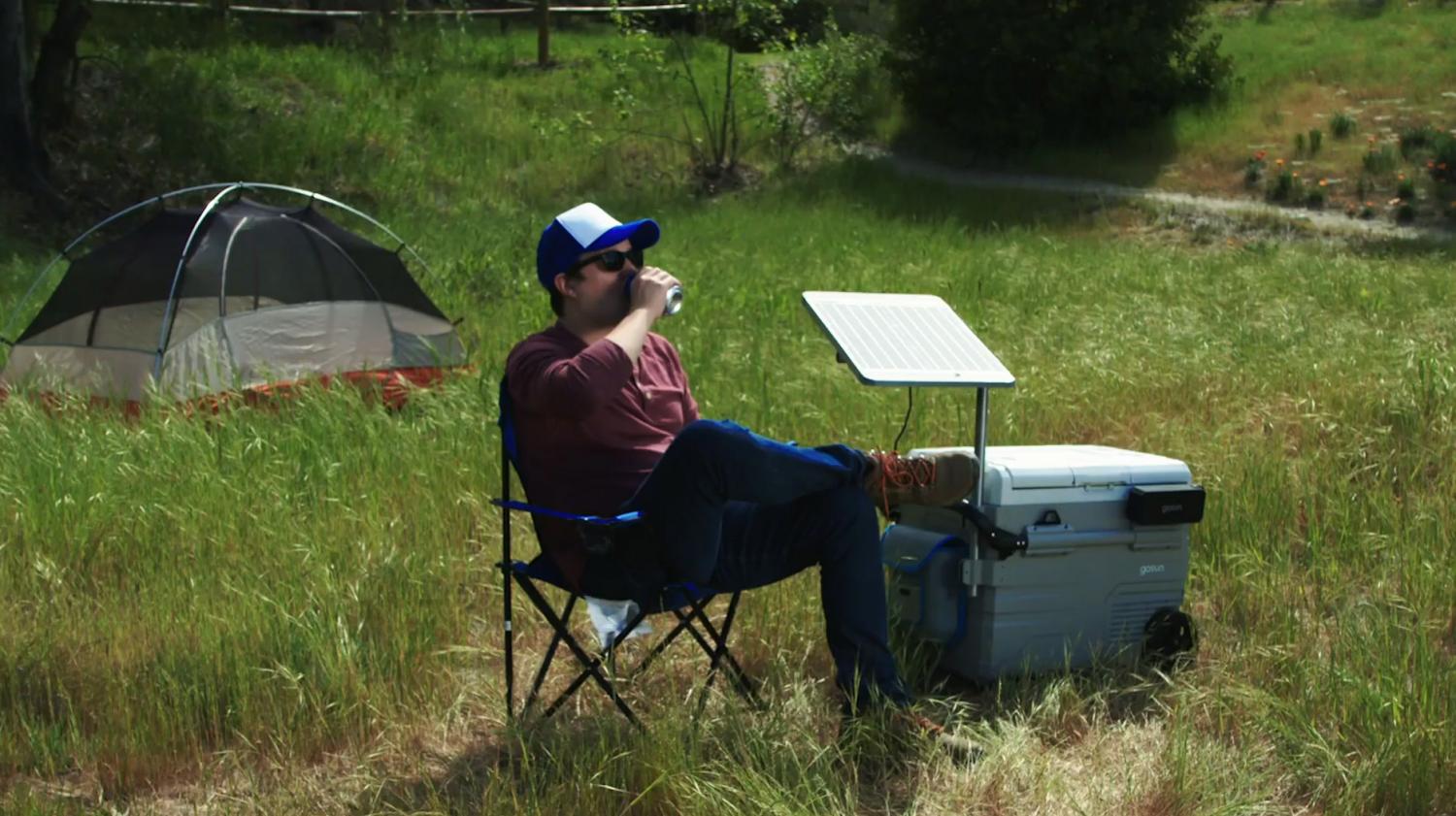 GoSun electric solar powered cooler GoSun electric solar powered cooler