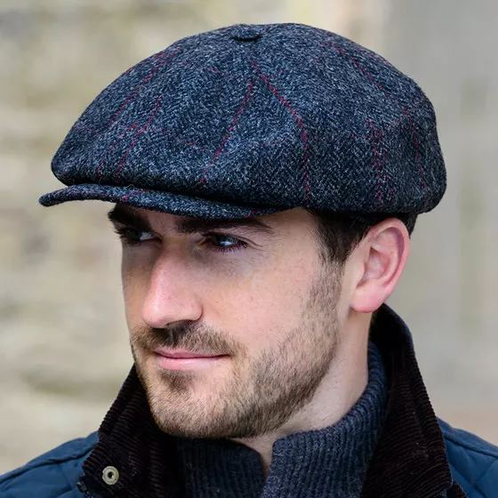 8 PANEL DRIVING CAP - CHARCOAL WITH RED praxisvantriet.ch