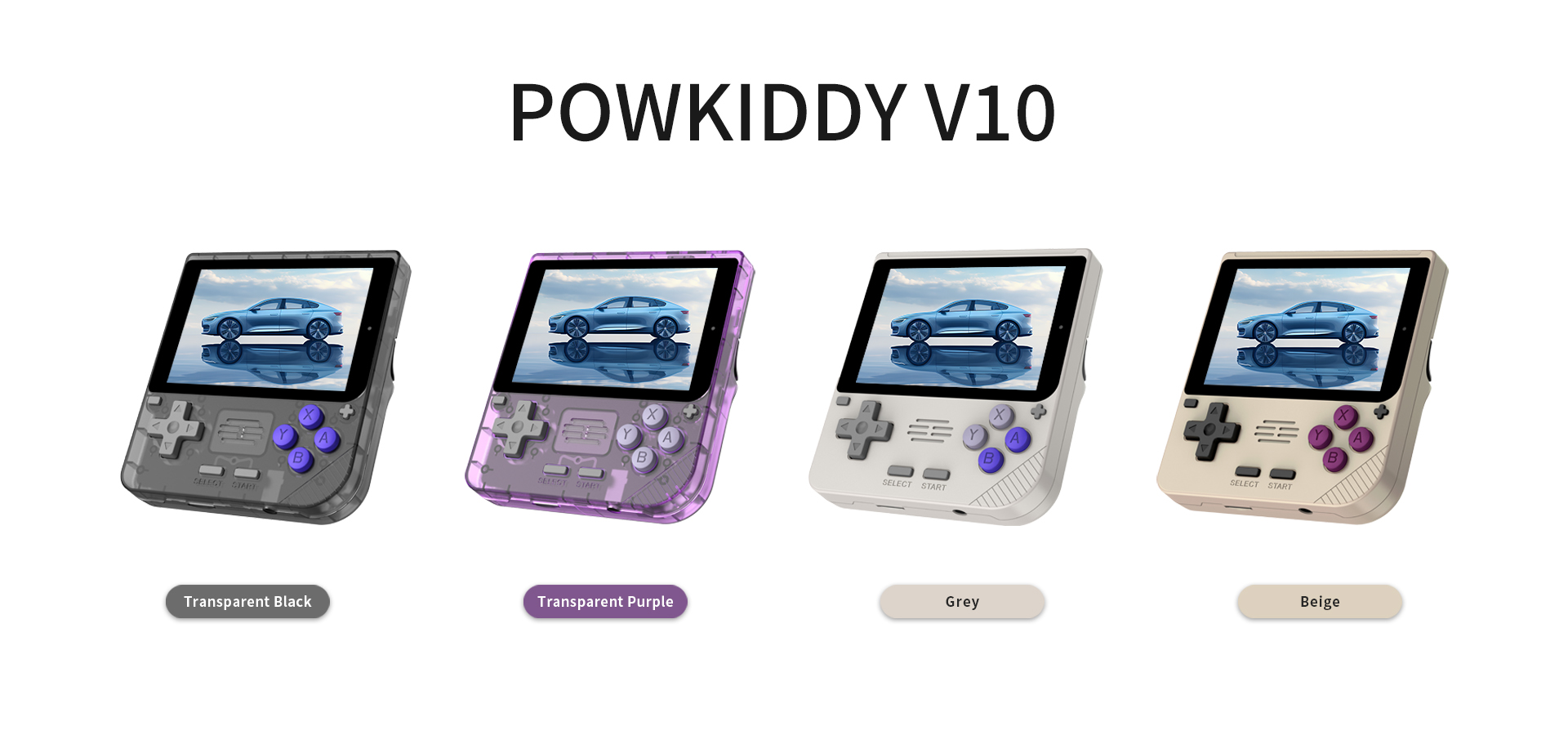 Relive Childhood and Enjoy Retro Games! Powkiddy V10 Retro Handheld ...