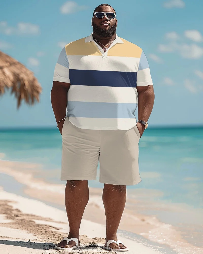 plus-size Polo short sets