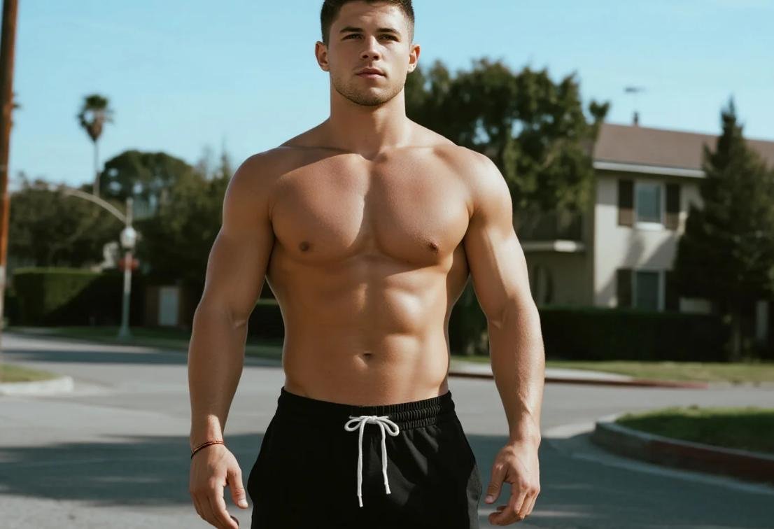 triangle body type for men