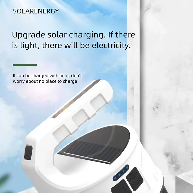 SAKER® Solar Rechargeable LED Camping Lantern