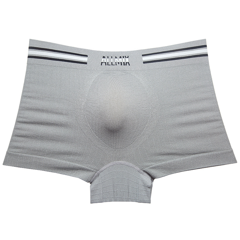 Men's Low Rise Sexy Colorful Striped Letter Boxer Briefs