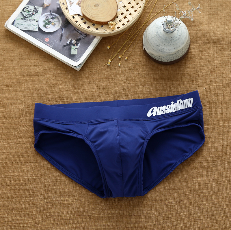 Men's Elastic Low Waist U Bulge Pouch Briefs