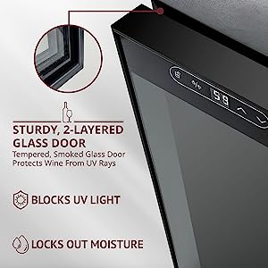 Schmecke wine cooler sturdy seal
