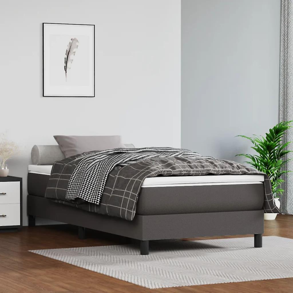 vidaXL Boxspringbett Grado 100x200 cm Kunstleder