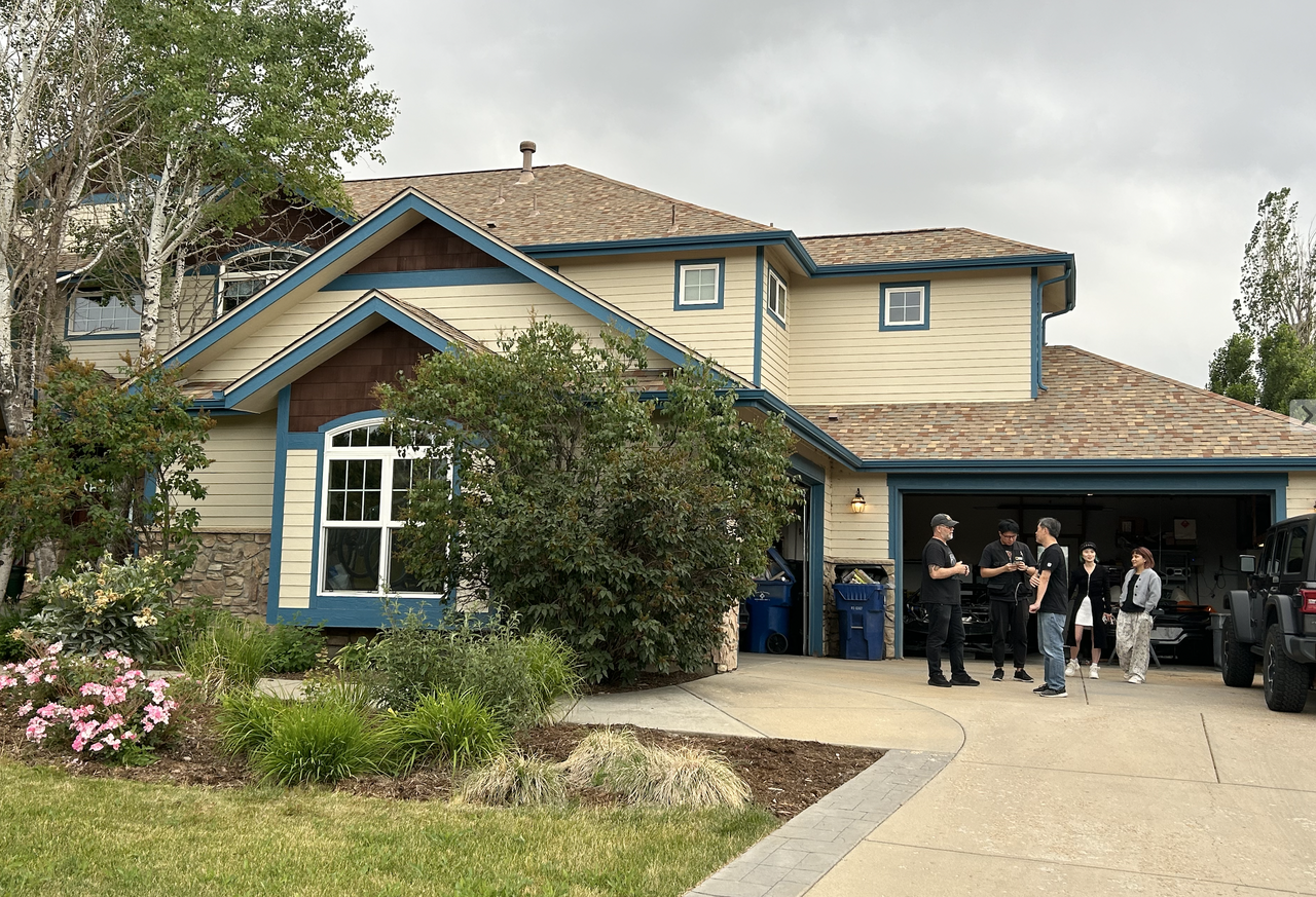 The Backus' house at Colorado