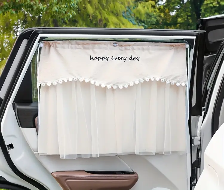 1pc car curtain car sunscreen sunshade blackout   car privacy curtain universal for womens car accessories details 5