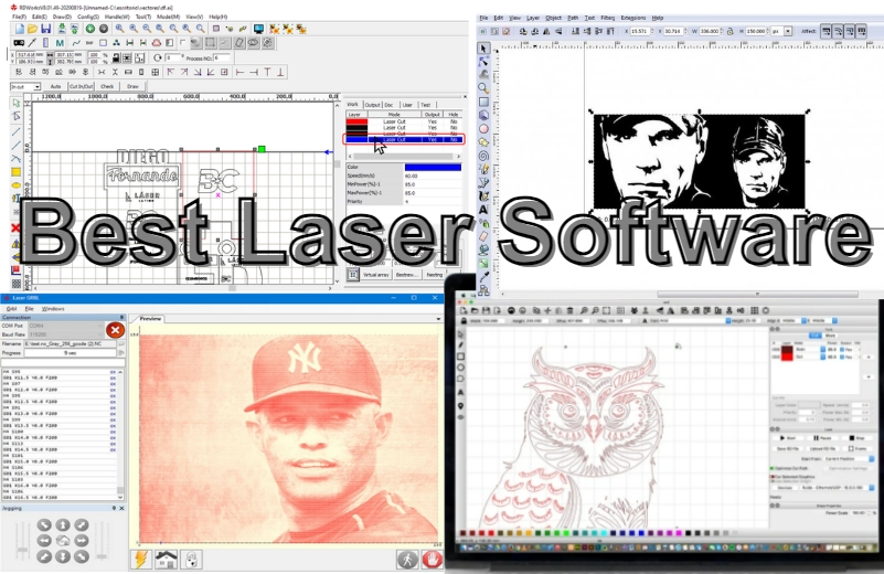 最適なレーザー彫刻ソフトウェア比較