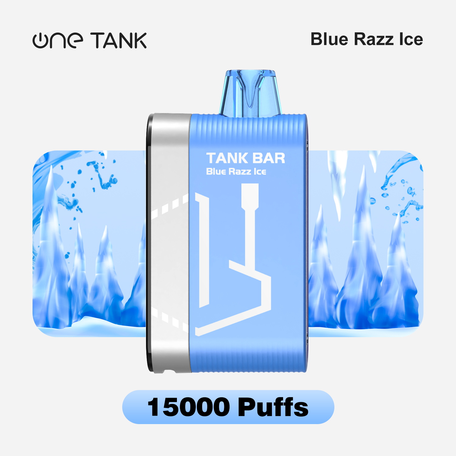 Blue Razz lce flavour tank bar Lite New large screen electronic cigarettes