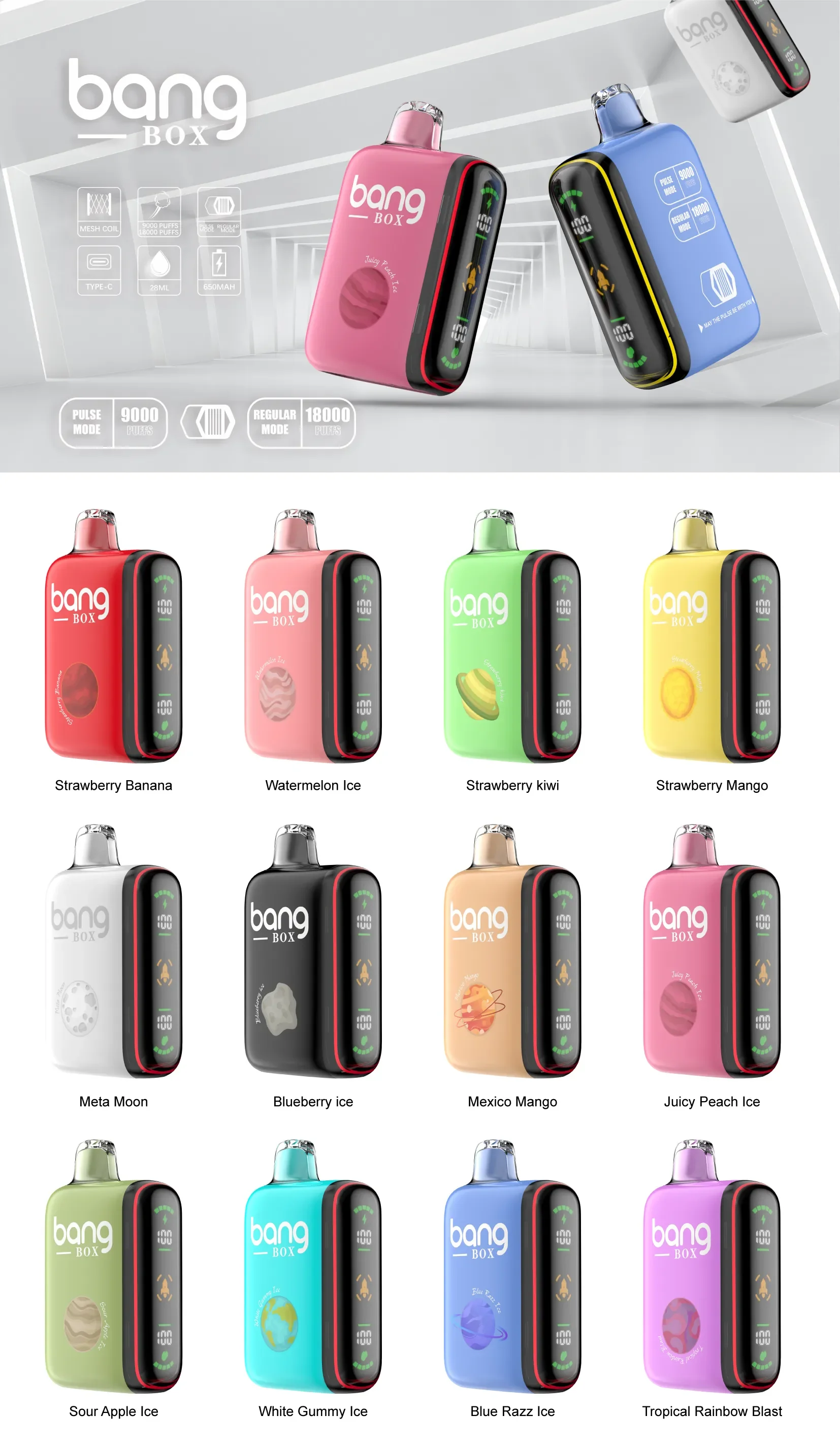 VAPESCHILL Bang box Geek bar disposable