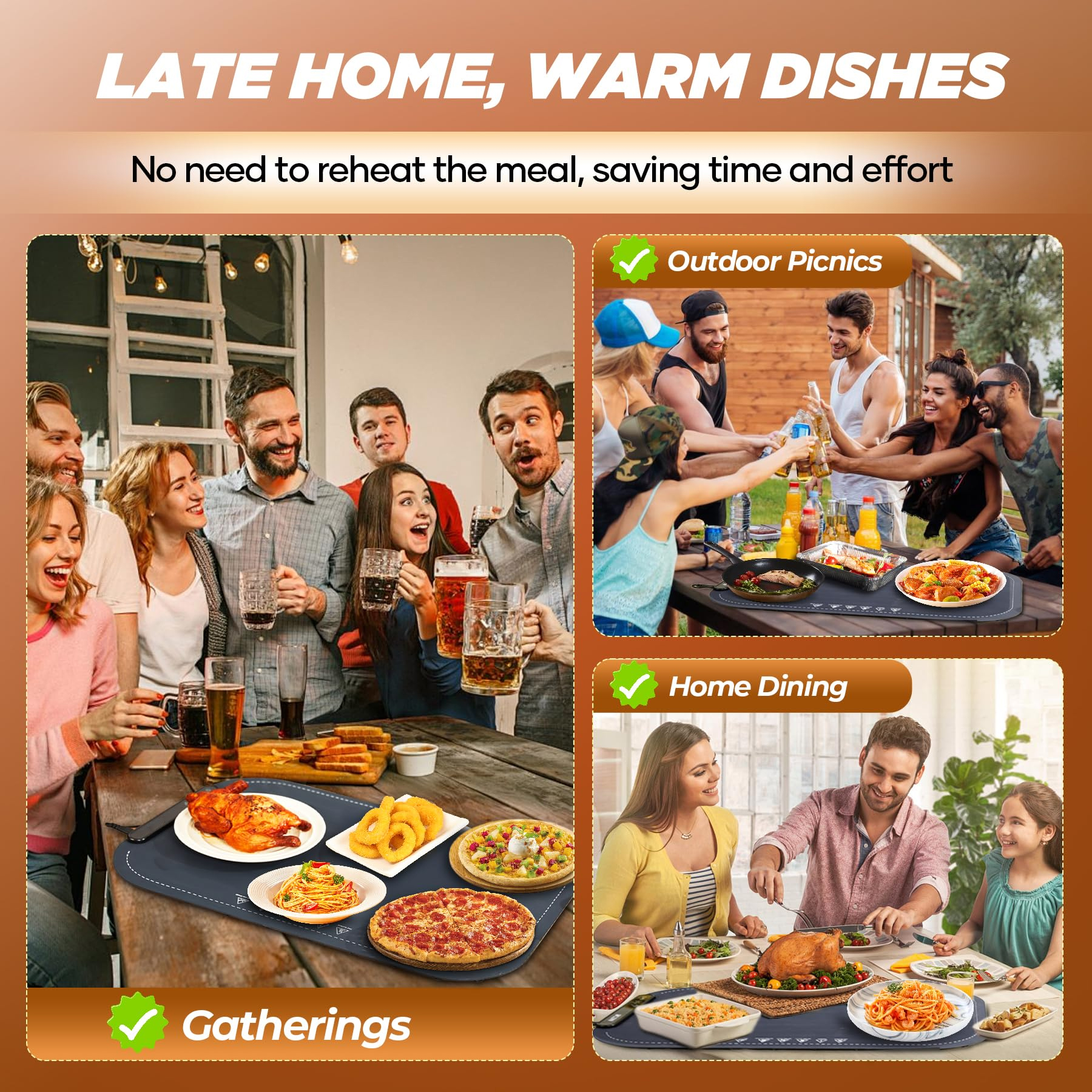 SAKER Food Warming Mat