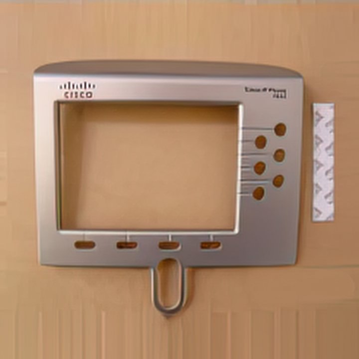 Cisco 7962 Silver Bezel plate around LCD  with new Logo