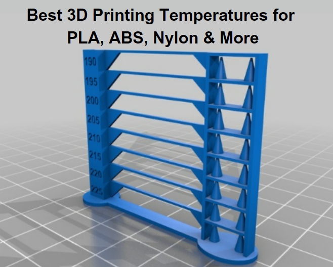 best 3d printing temperatures for different filaments