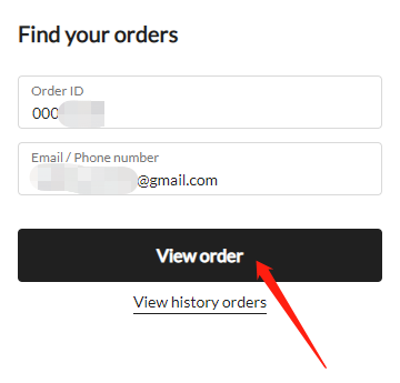 How to track order