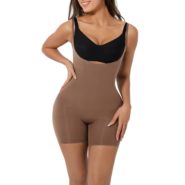 Wholesale Seamless One-piece Shapewear Briefs Tummy Tightening Hip Lift