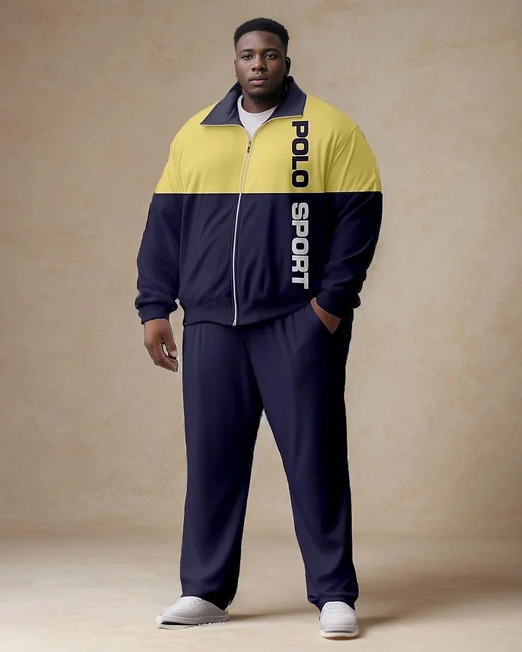big and tall jogging sets