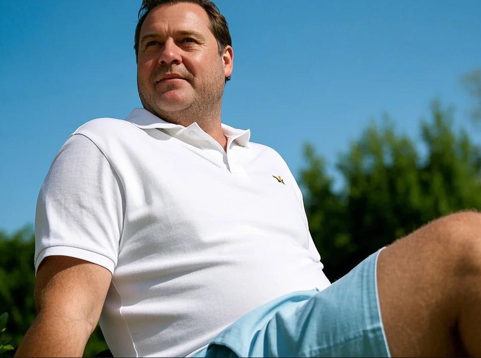 big and tall 2-piece short set with polo shirt and shorts